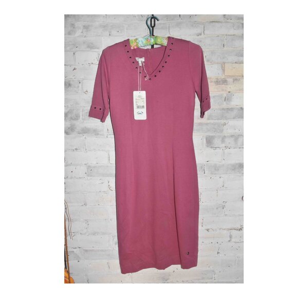 Escada Dresses & Skirts - NWT Escada Sport Bright Blush Pink Studded Dress Size 34